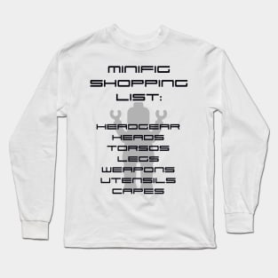 Minifig Shopping List Long Sleeve T-Shirt